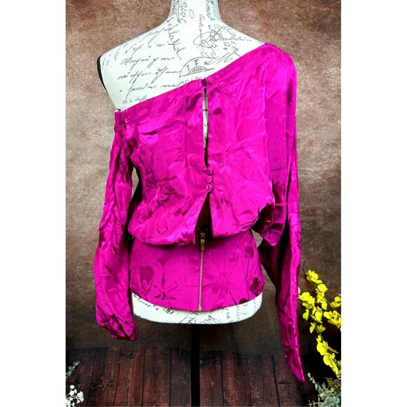 Silvia Tcherassi Sirmione Blouse Mulberry Floral XS - Picture 10 of 16